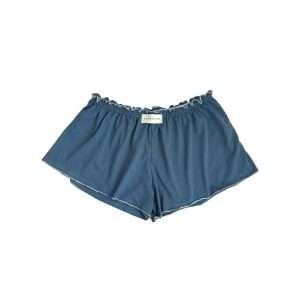 Short algodón azul