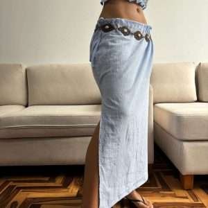 Falda Savanna Celeste
