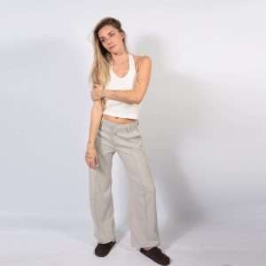 Classic Pants Gris rayas